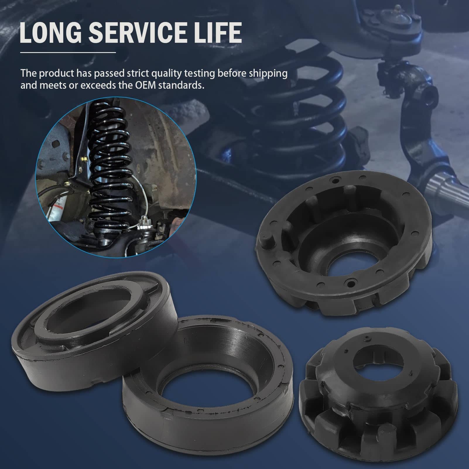 Kit de Aisladores de Resorte de Bobina para Grand Cherokee - Imagen 8