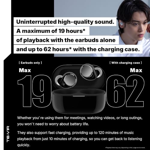 AVIOT TE-V1R Auriculares inalámbricos | Hybrid Dual Driver - Imagen 7