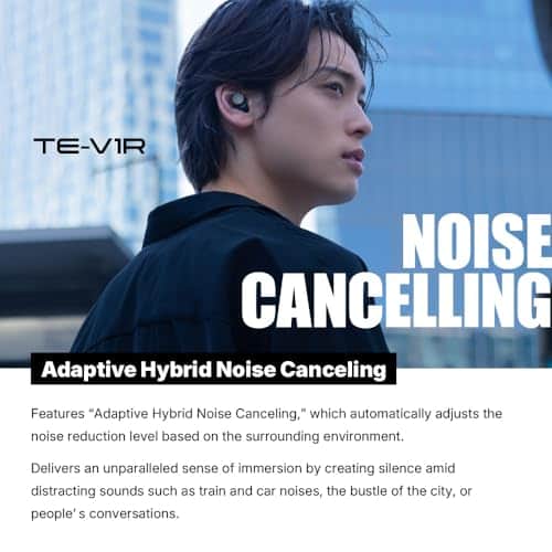 AVIOT TE-V1R Auriculares inalámbricos | Hybrid Dual Driver - Imagen 5