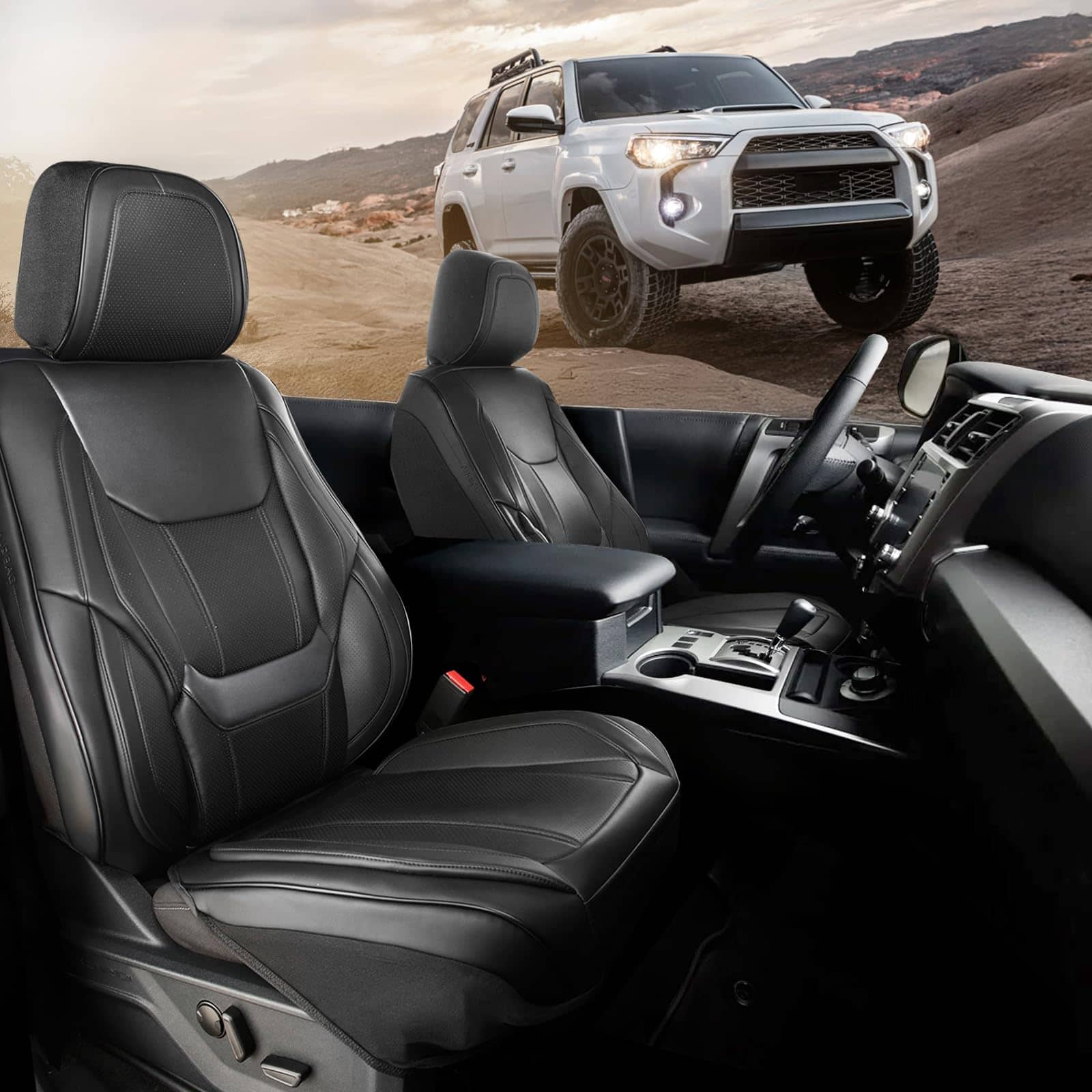 Fundas de Asiento de Coche -Negro