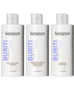 Kit de Tratamiento alisante de Queratina Brasileña 2fl.oz