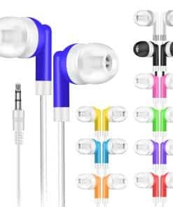 OSSZIT Kids Bulk Earbuds 60 Pack Wholesale Auriculares para