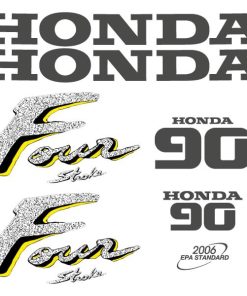 Conjunto de Calcomanías Postventa para Honda 90 Cuatro