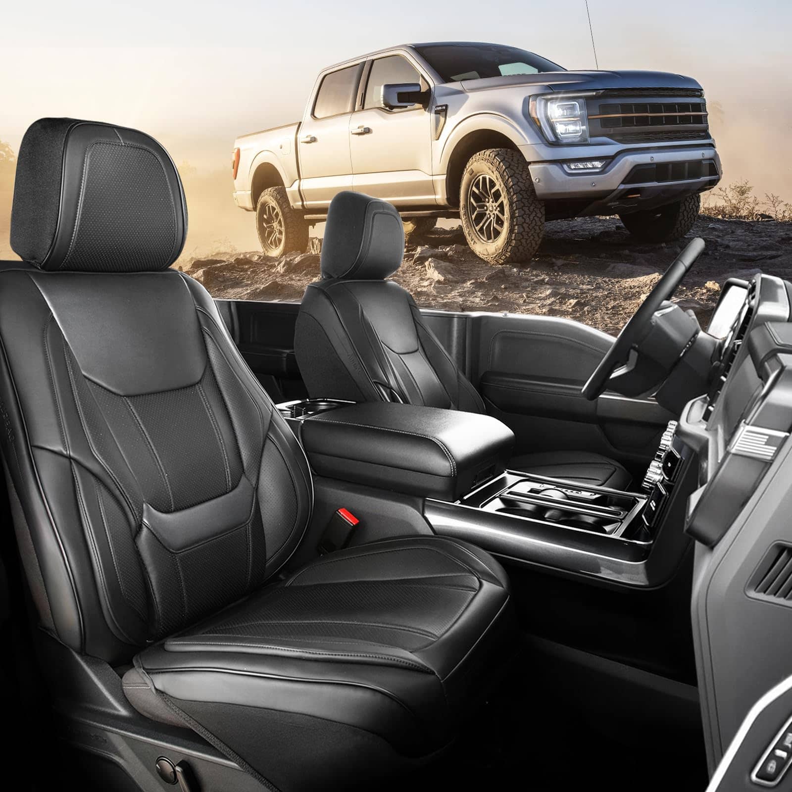 Fundas de Asiento de Coche -Negro