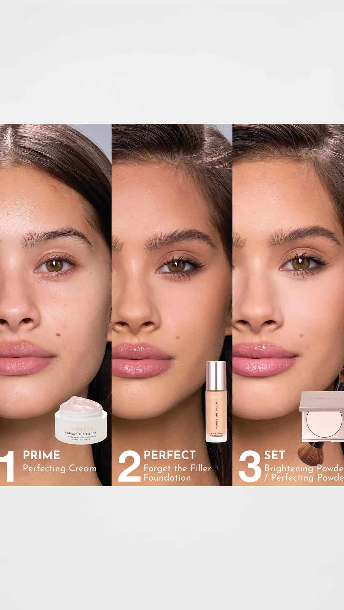 LAWLESS Polvo Perfeccionador Iluminador, Tutú, Rosa, 0.34 - Imagen 4