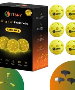 Pelotas de Pickleball con LED STANY Premium, para Jugar de