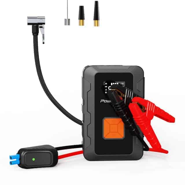 Arrancador de Coche 4-en-1 3000A, Compresor de Aire 160 PSI - Imagen 6