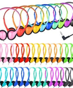 ZNXZXP 18 Pack Audífonos para Niños en Granel para Salón de