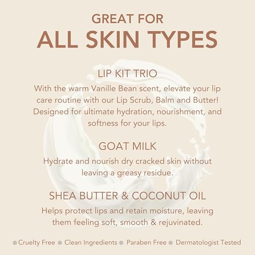 Kit de Cuidado Labial de 3 Piezas con Leche de Cabra y - Imagen 8