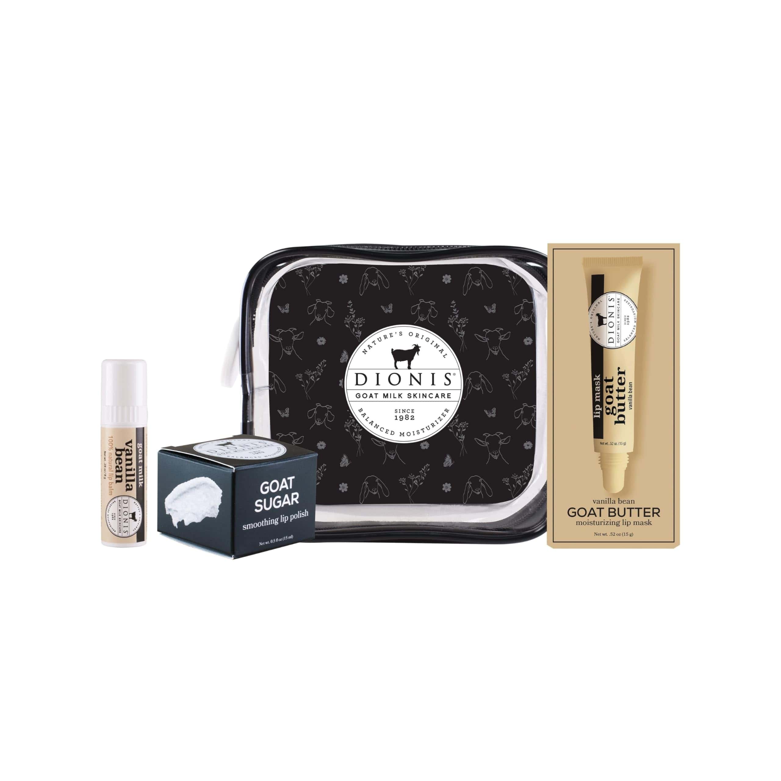 Kit de Cuidado Labial de 3 Piezas con Leche de Cabra y