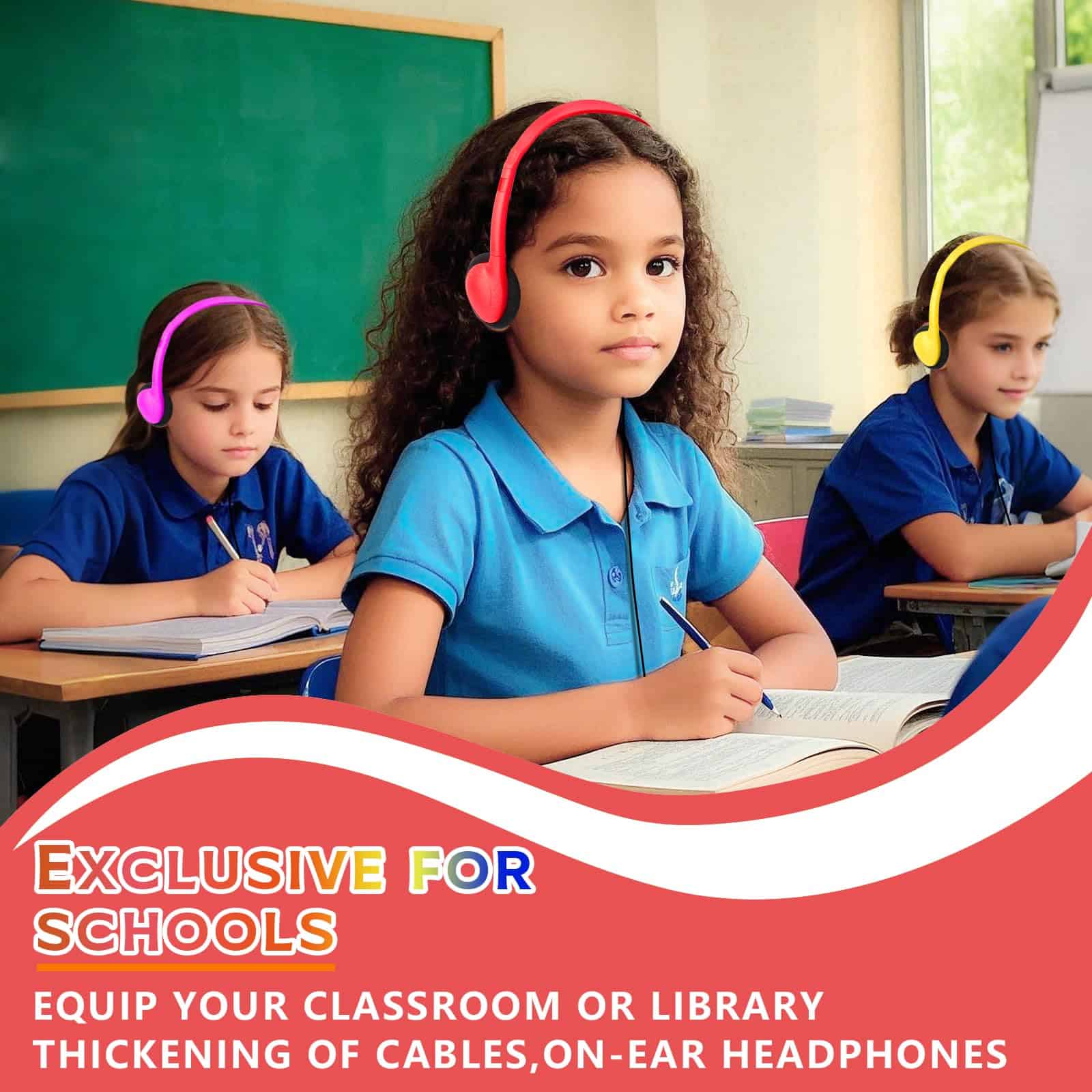Audífonos para Aula TJZXGUI Paquete de 24 para Niños en - Imagen 8