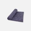 Manta de Muselina Estampada Deux par Deux Azul Marino