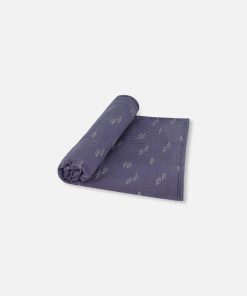 Manta de Muselina Estampada Deux par Deux Azul Marino