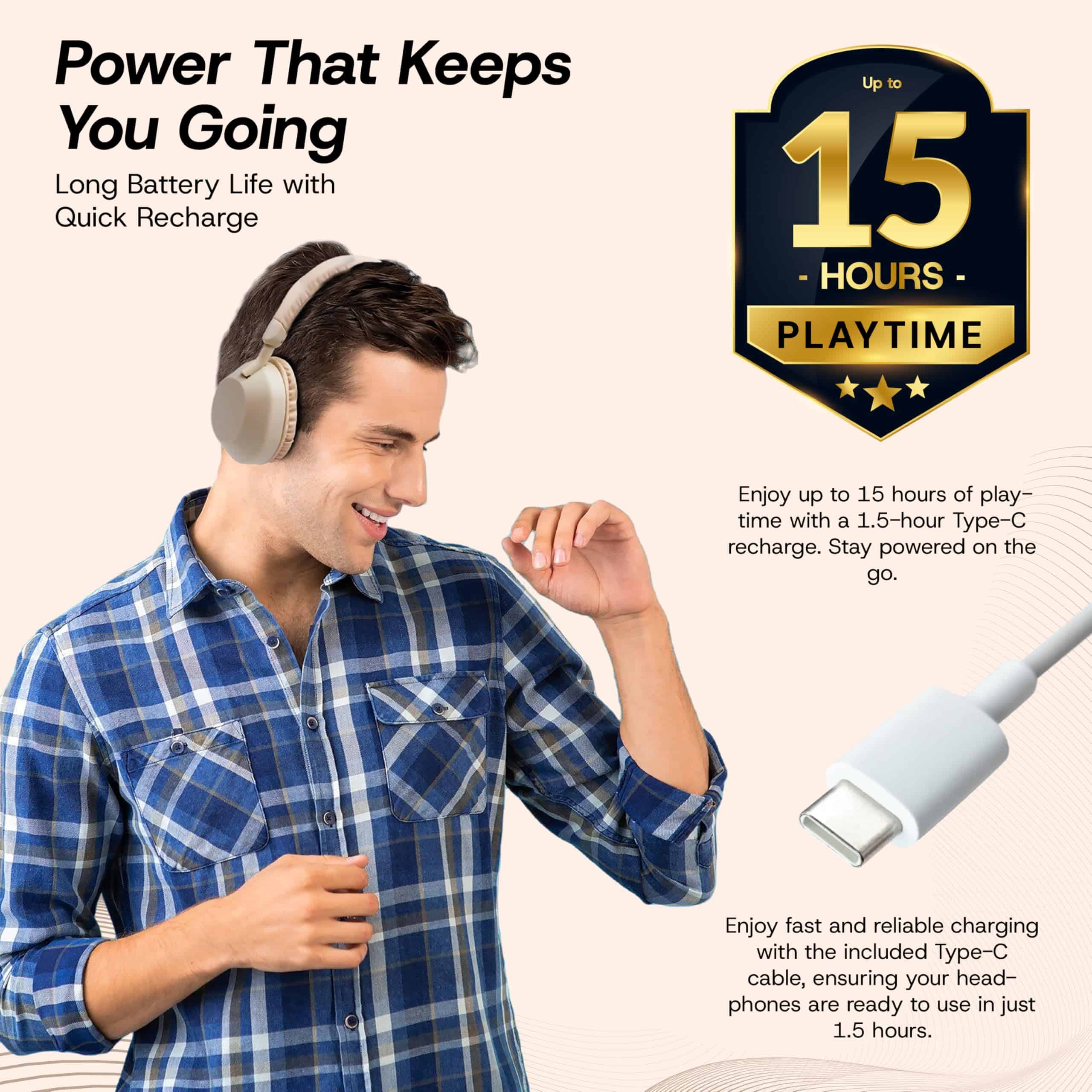 Audífonos Bluetooth inalámbricos Premium GabbaGoods, Sonido - Imagen 5