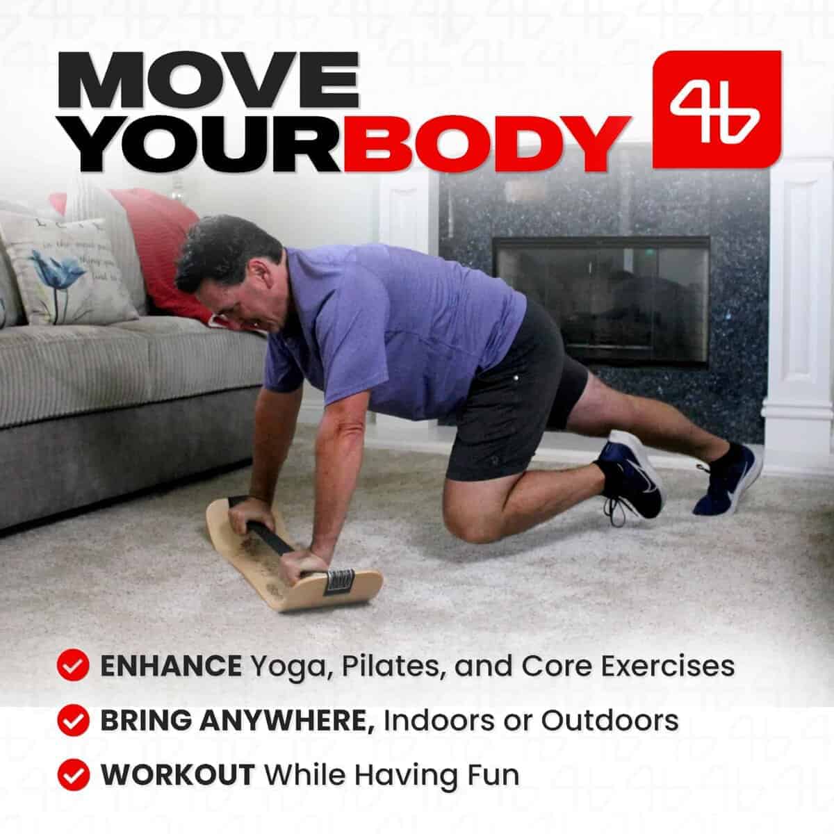 Tablero de equilibrio 4Balancing para adultos -Azul - Imagen 6