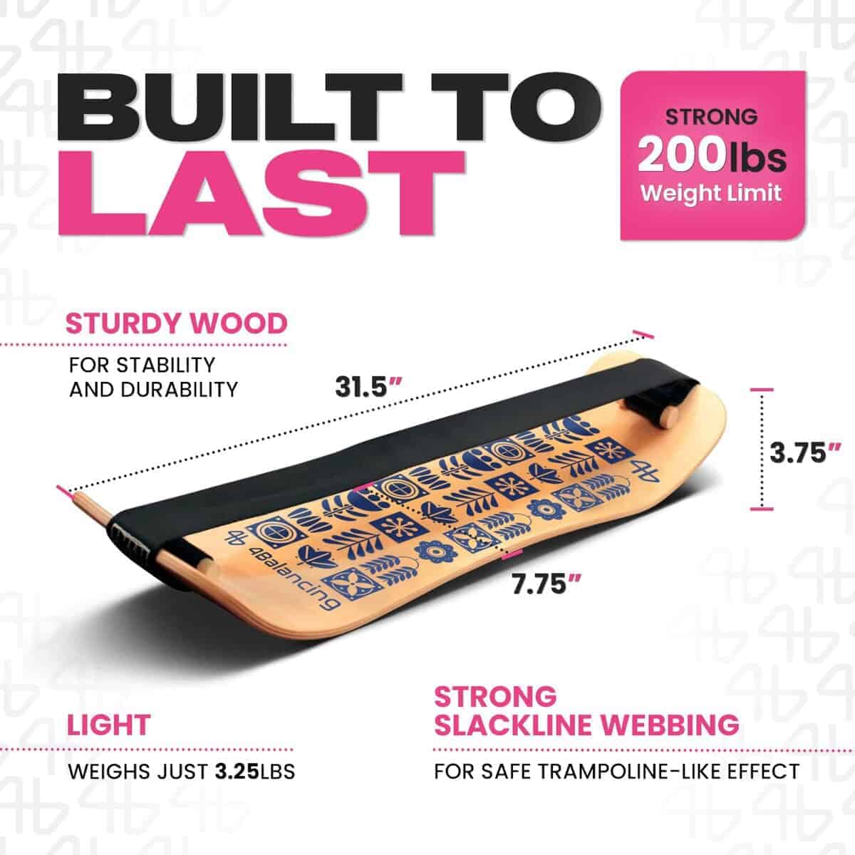 Tablero de equilibrio 4Balancing para adultos -Azul - Imagen 8