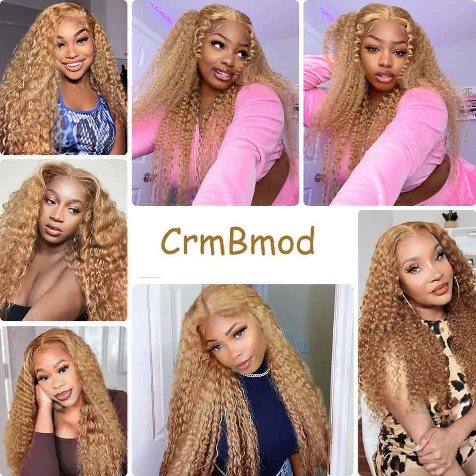#27 Blonde Bundles Cabello Humano Ondas de Agua 20 22 24 - Imagen 3