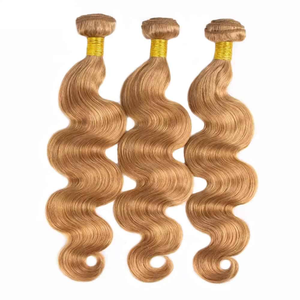 #27 Mechones de Cabello Humano Onda del Cuerpo Paquetes 20 - Imagen 8