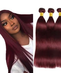 #99j Paquetes de Cabello Humano Recto 22 24 26 Pulgadas