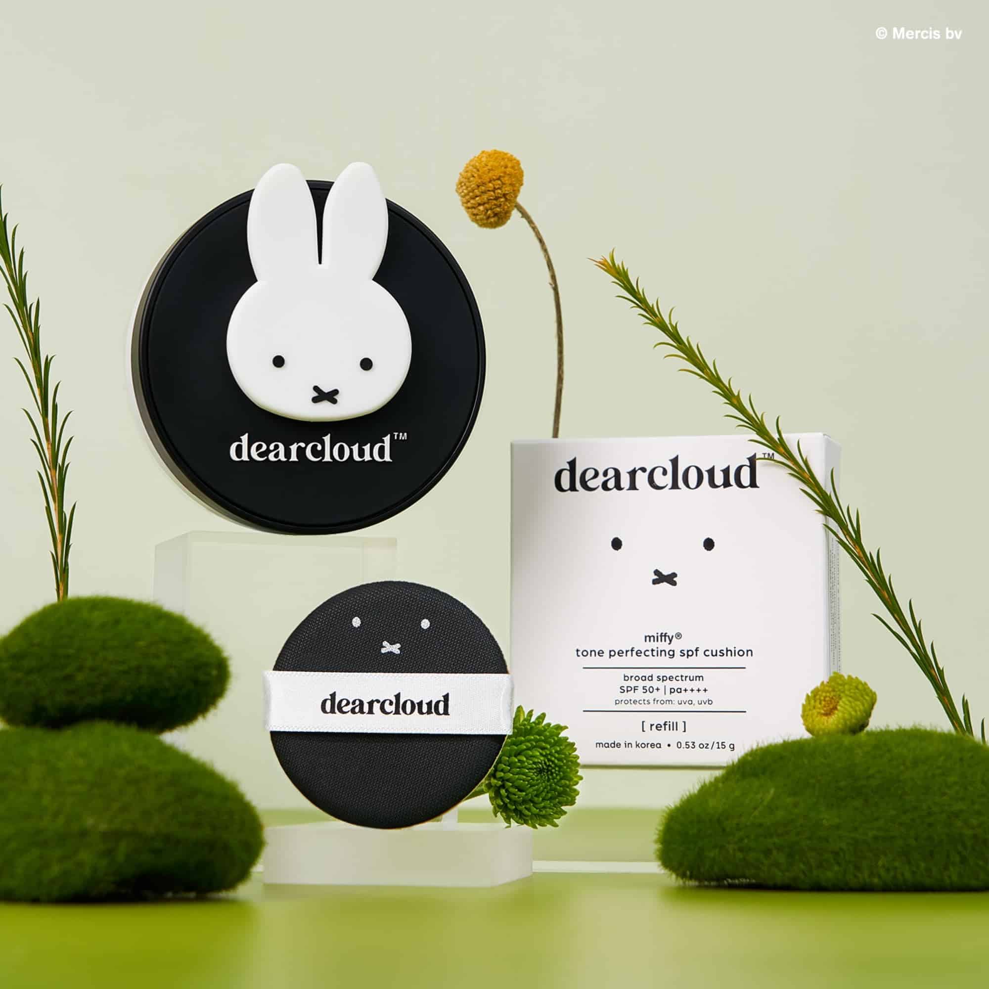 Set de recambio de maquillaje coreano dearcloud x Miffy - Imagen 4