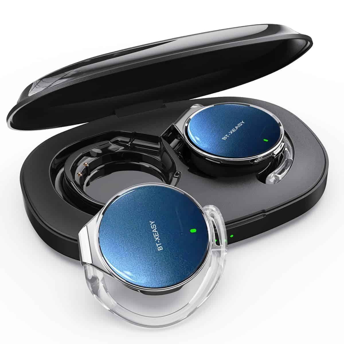 Audífonos Bluetooth 5.4 On Ear, -Azul&Plata&Negro