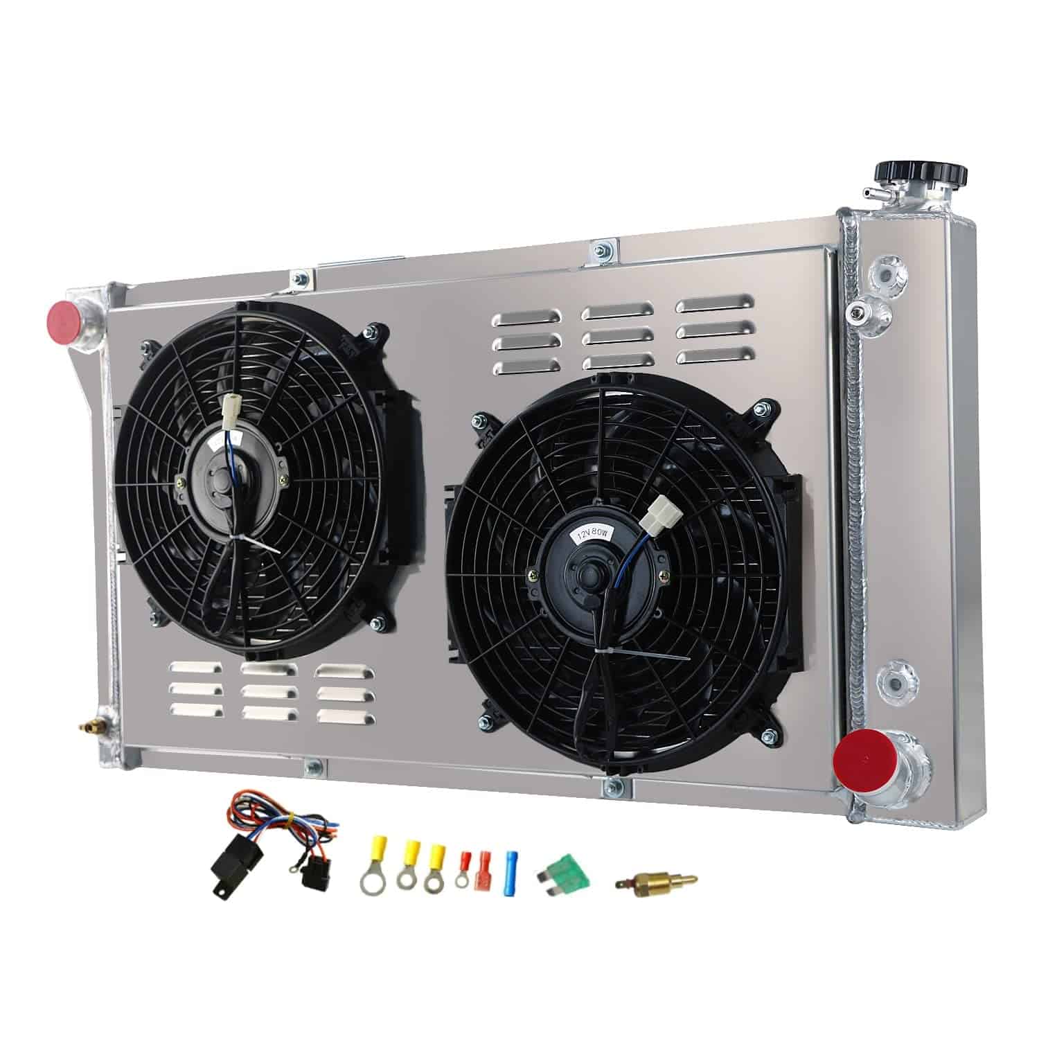 Radiador de Aluminio TSMINDUSTRY Compatible con 1967-1972