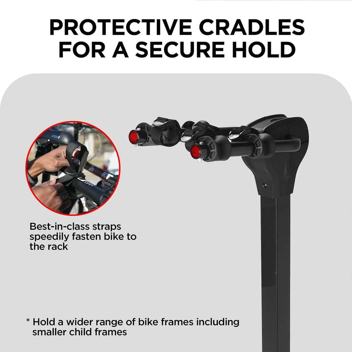 Portabicicletas Rockland Plegable para 2 Bicicletas, - Imagen 7