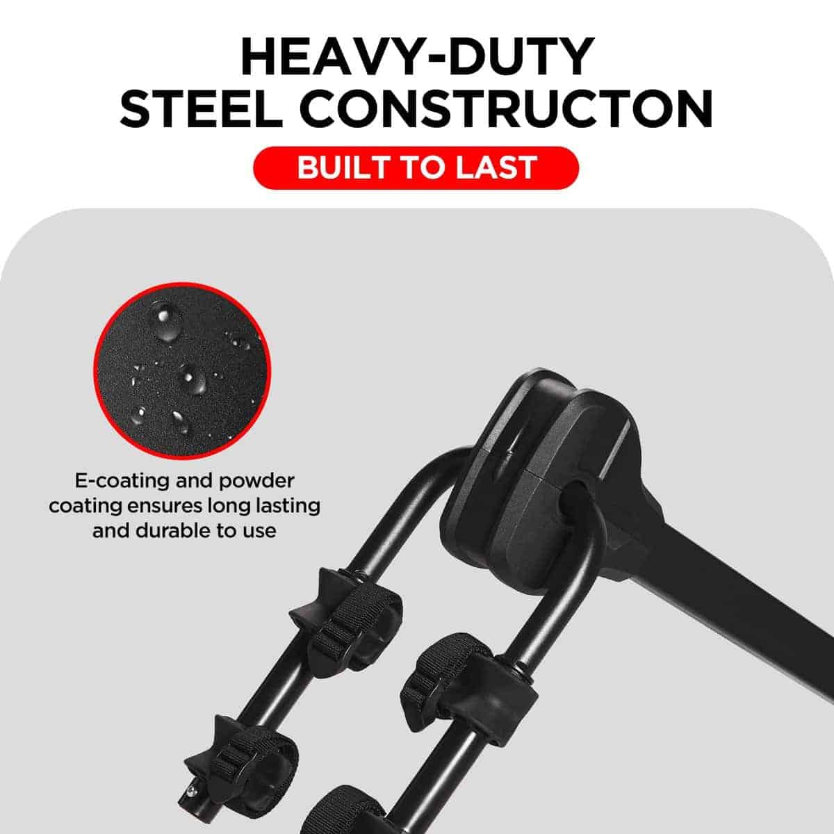 Portabicicletas Rockland Plegable para 2 Bicicletas, - Imagen 4