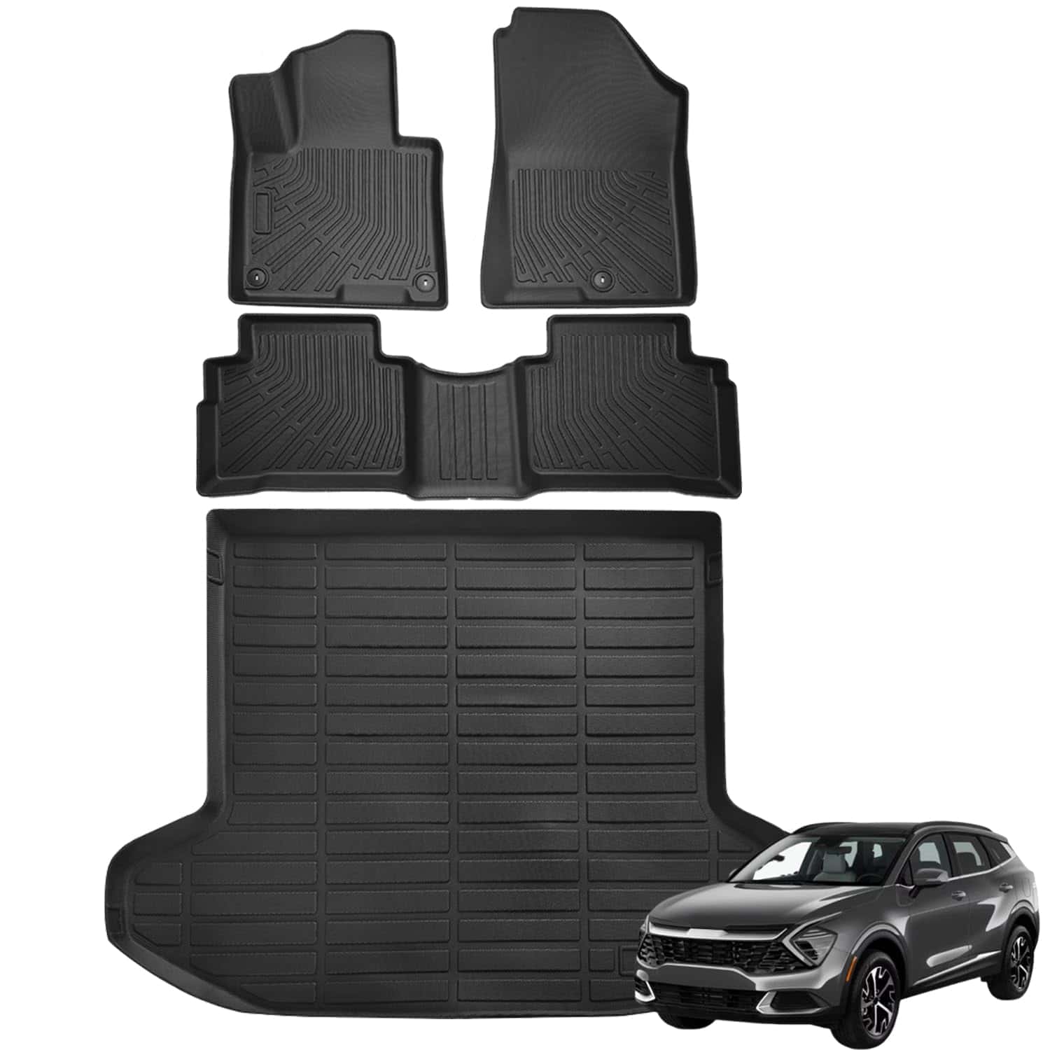 Tapetes para piso Tapete de carga para Kia Sportage