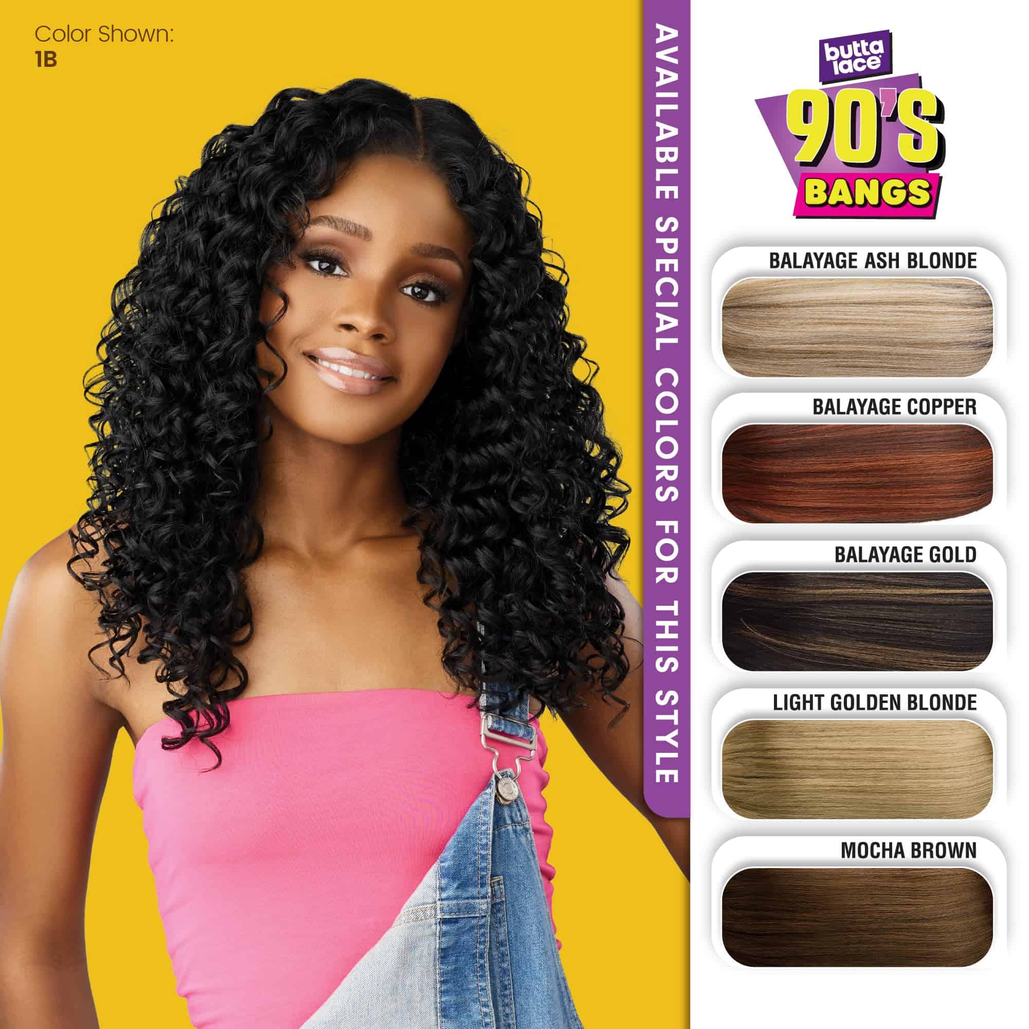 Pelucas Sensationnel Butta Lace 90Sbangs - -BALAYAGEASHBLOND - Imagen 8