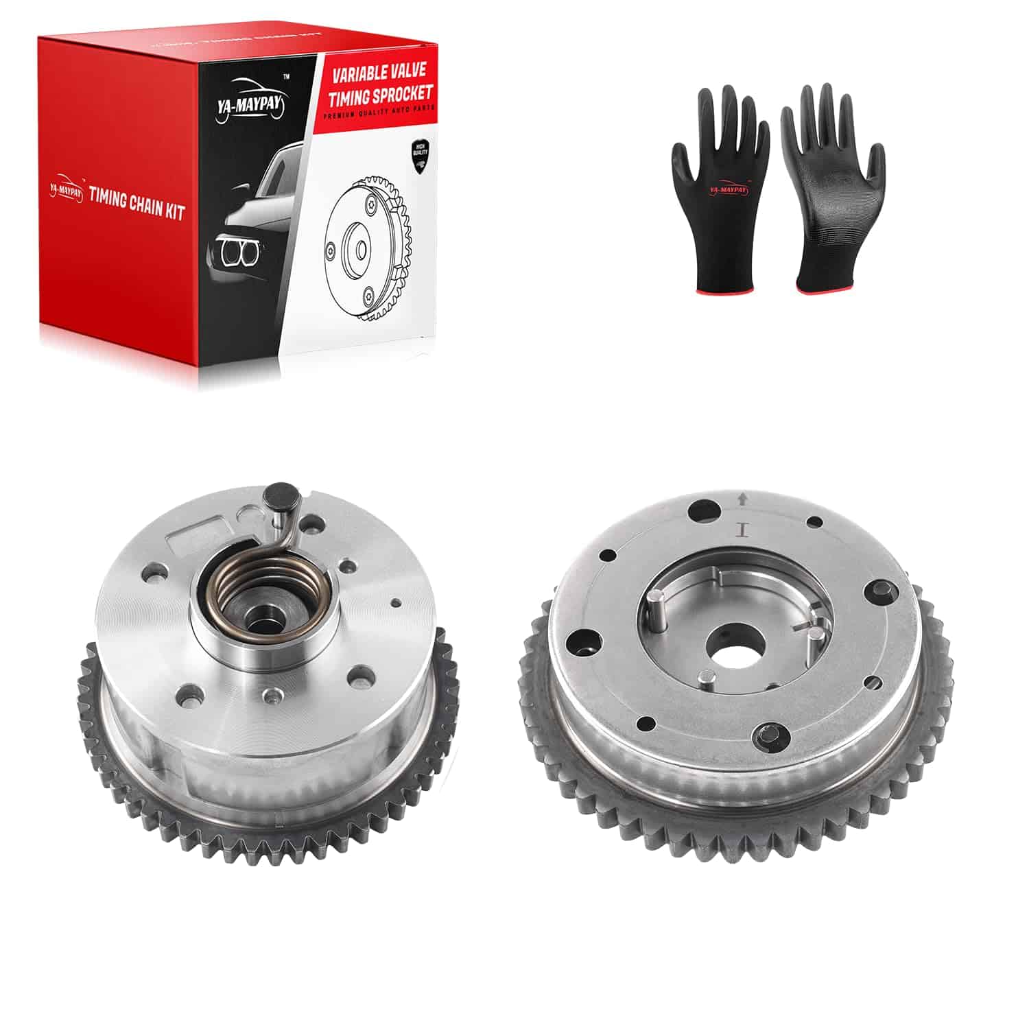 YA-MAYPAY 2PCS Ajustador de Árbol de Levas de Admisión y