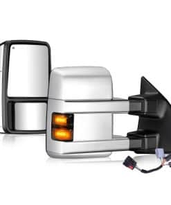Espejos de Remolque Compatibles con Ford -Cromo