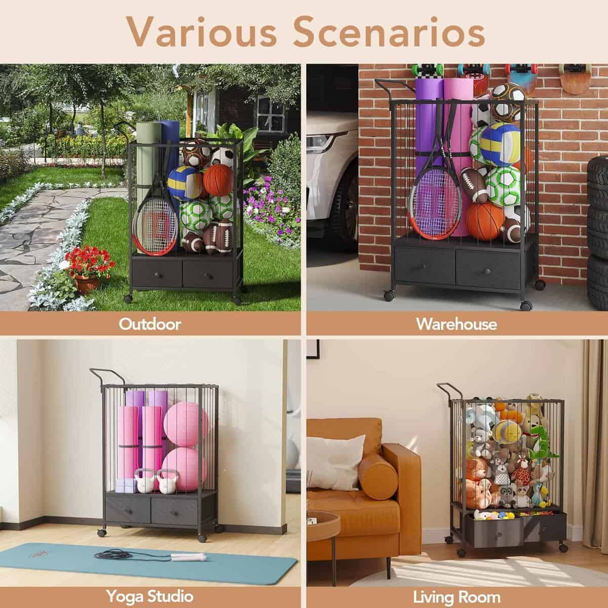 Carro Grande de Almacenamiento de Peluches BBLIKE - - Imagen 9