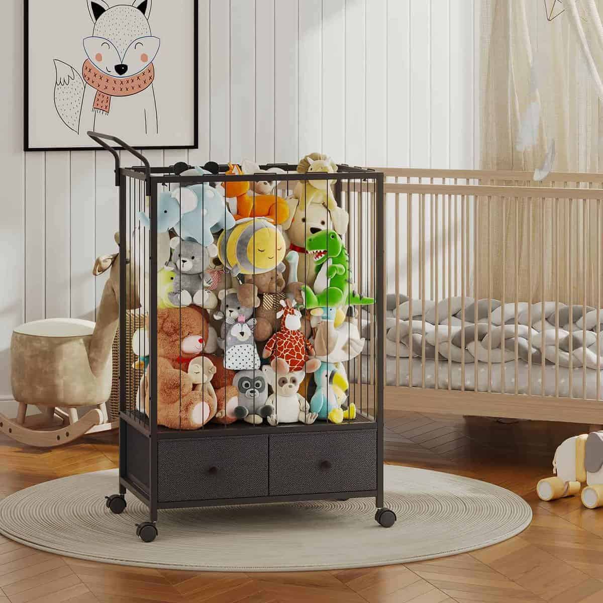Carro Grande de Almacenamiento de Peluches BBLIKE - - Imagen 10