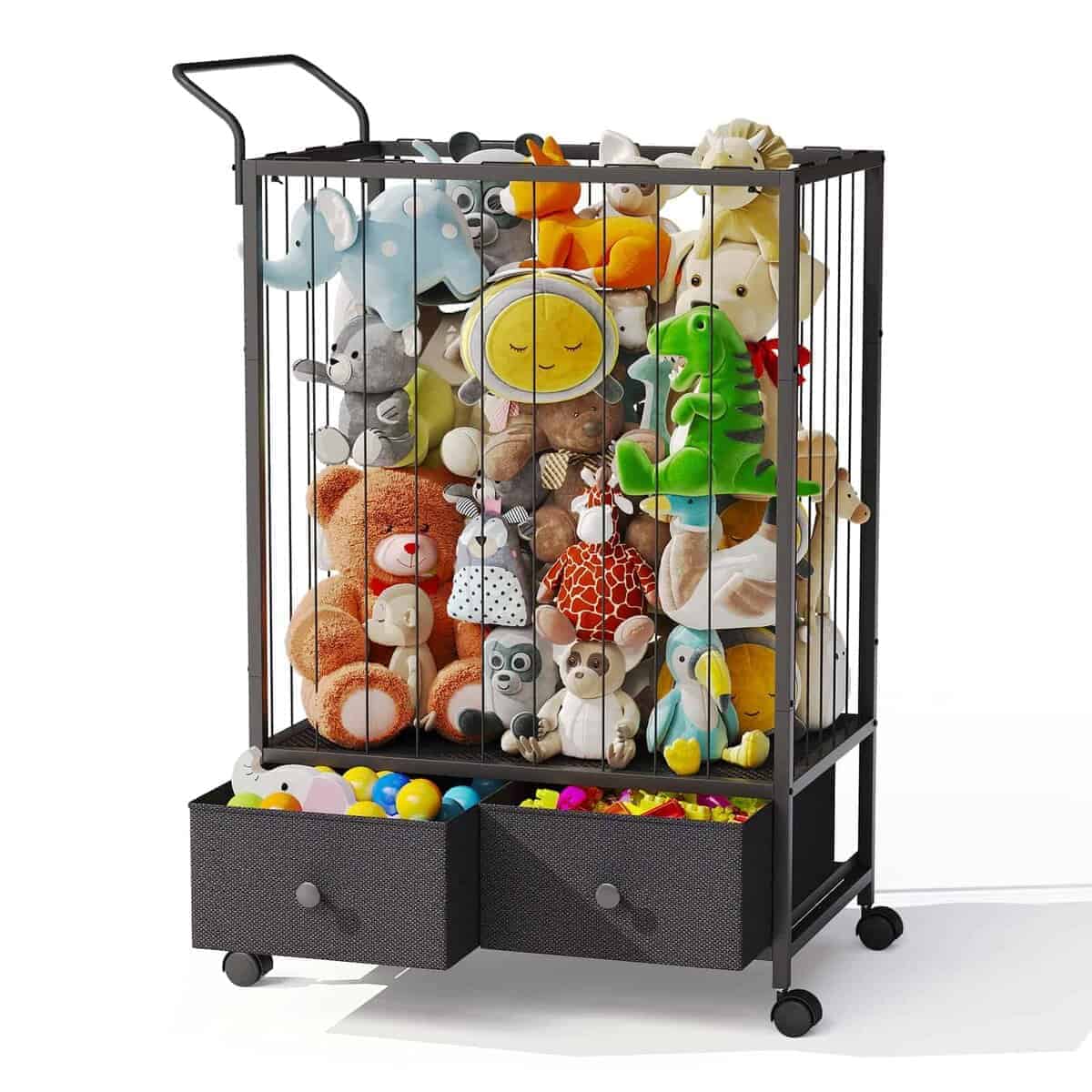 Carro Grande de Almacenamiento de Peluches BBLIKE -