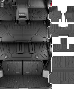 Tapete de Piso powoq de 6 y 7 Asientos Compatible con KIA