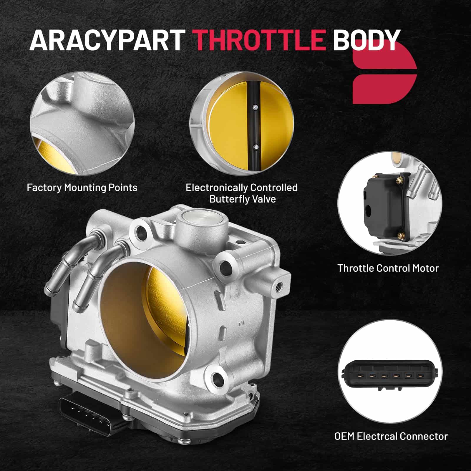 Cuerpo del acelerador BDFHYK compatible con Acura ILX - Imagen 4