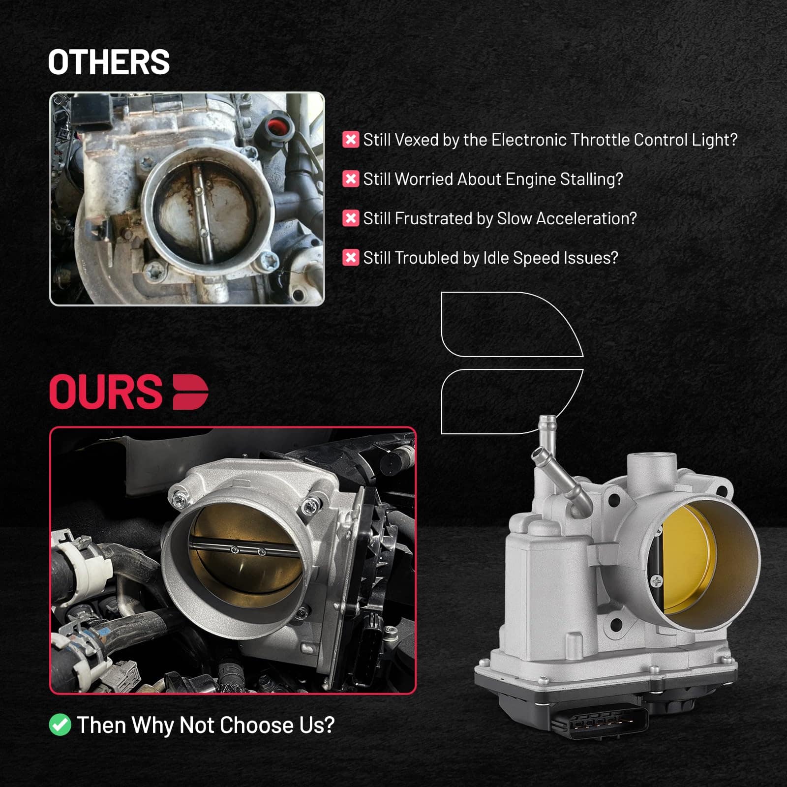 Cuerpo del acelerador electrónico BDFHYK -030-0D031 - Imagen 8