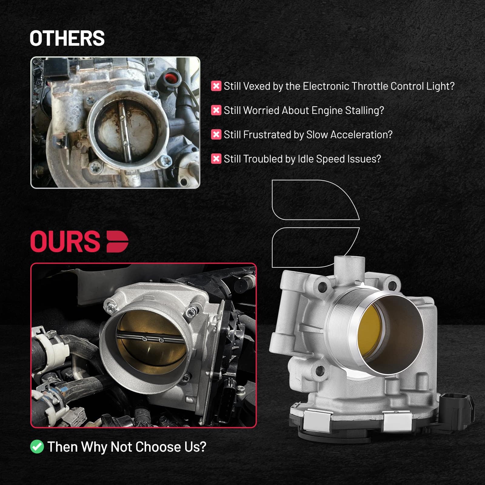 Cuerpo de Aceleración BDFHYK Compatible con Buick Encore - Imagen 8