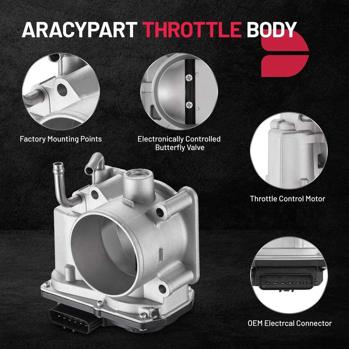 Cuerpo de Aceleración Electrónico Compatible con Toyota - Imagen 4