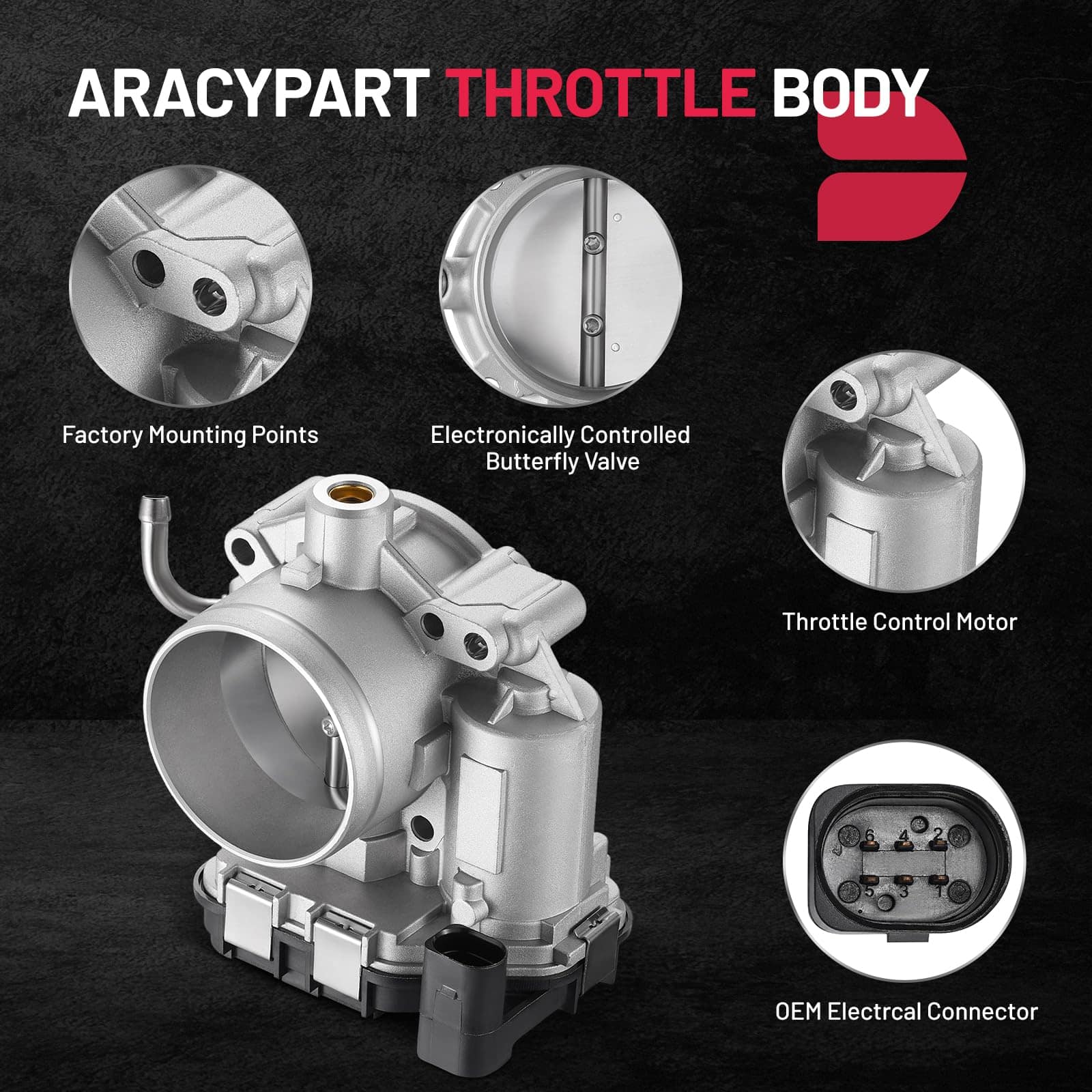 Cuerpo del acelerador BDFHYK compatible con VW Beetle - Imagen 4