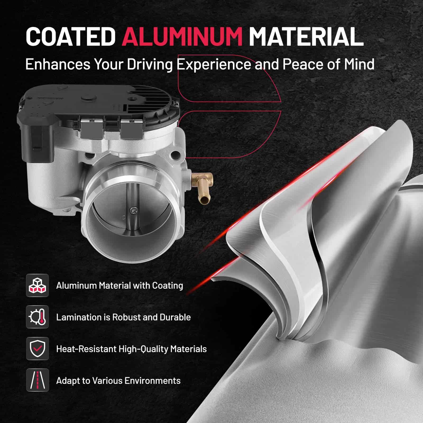 Cuerpo de mariposa electrónico BDFHYK compatible con Audi - Imagen 5