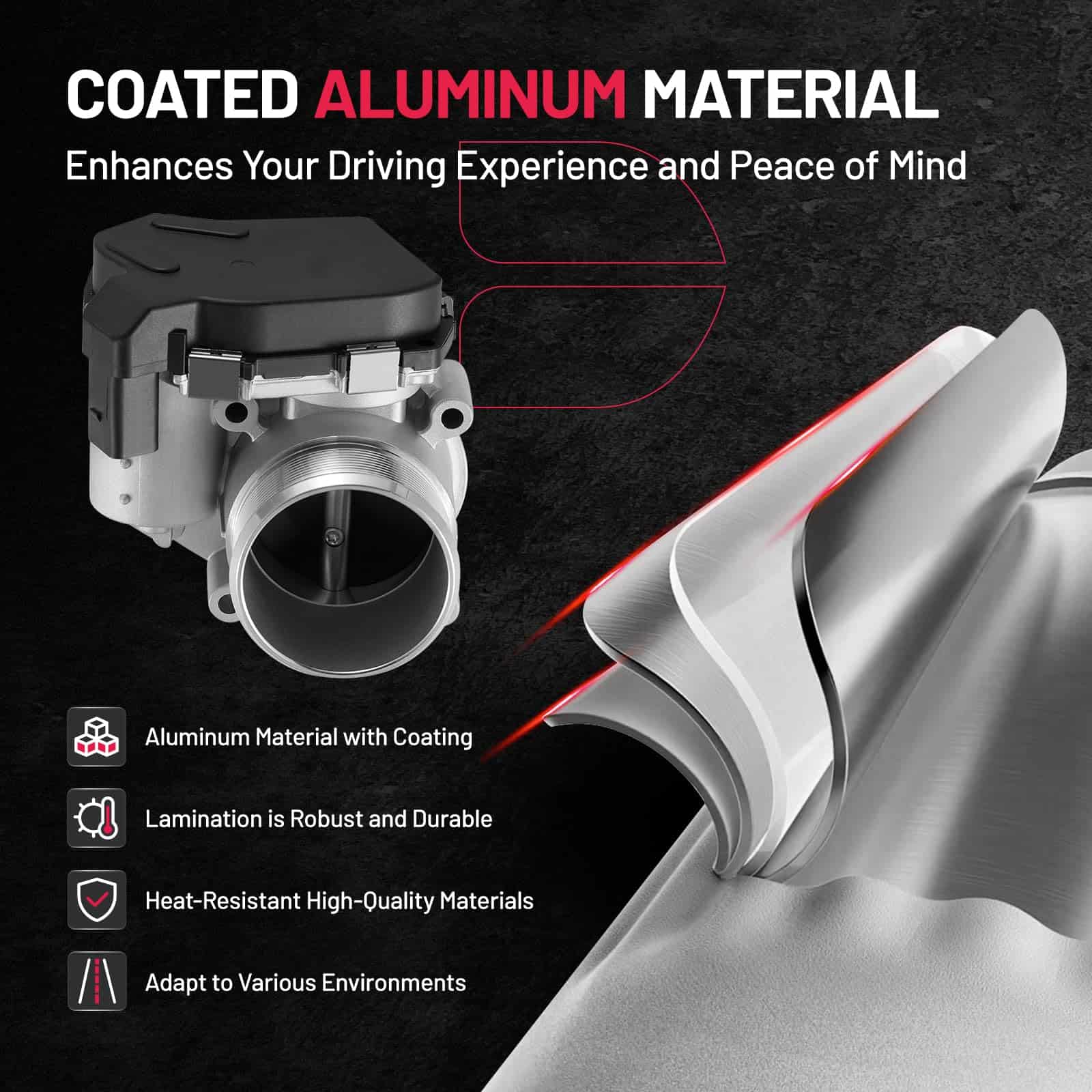 Cuerpo de mariposa BDFHYK compatible con Buick Enclave - Imagen 5