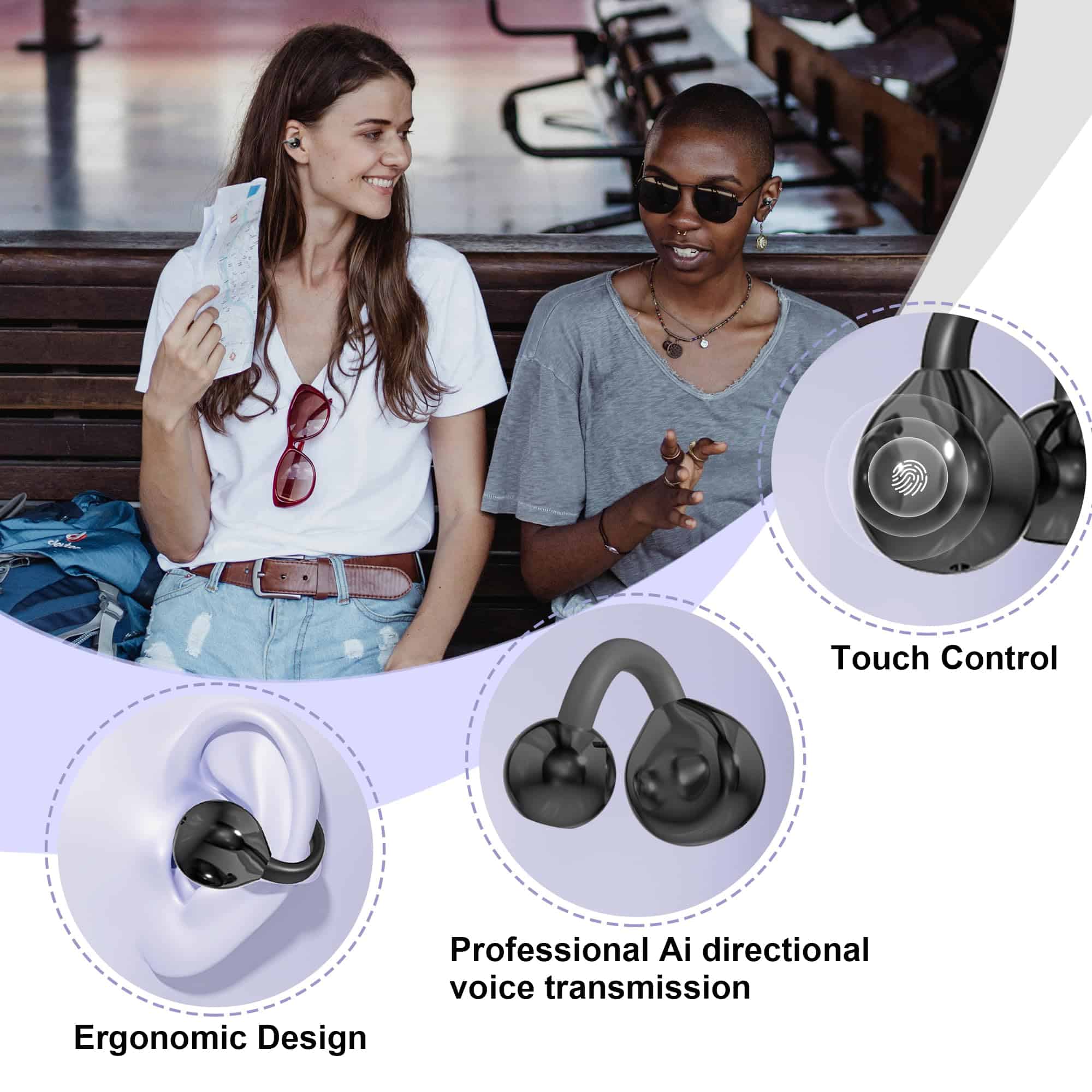 Audífonos traductores HOvicative, Traductor de idiomas 3 en - Imagen 5