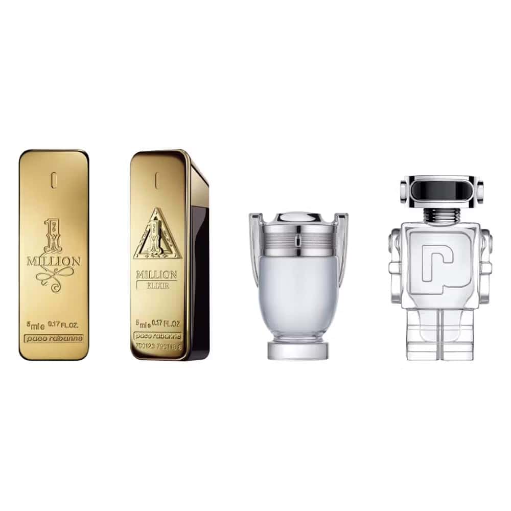 Set de regalo de colonia para hombres Paco Rabanne (4 x - Imagen 4