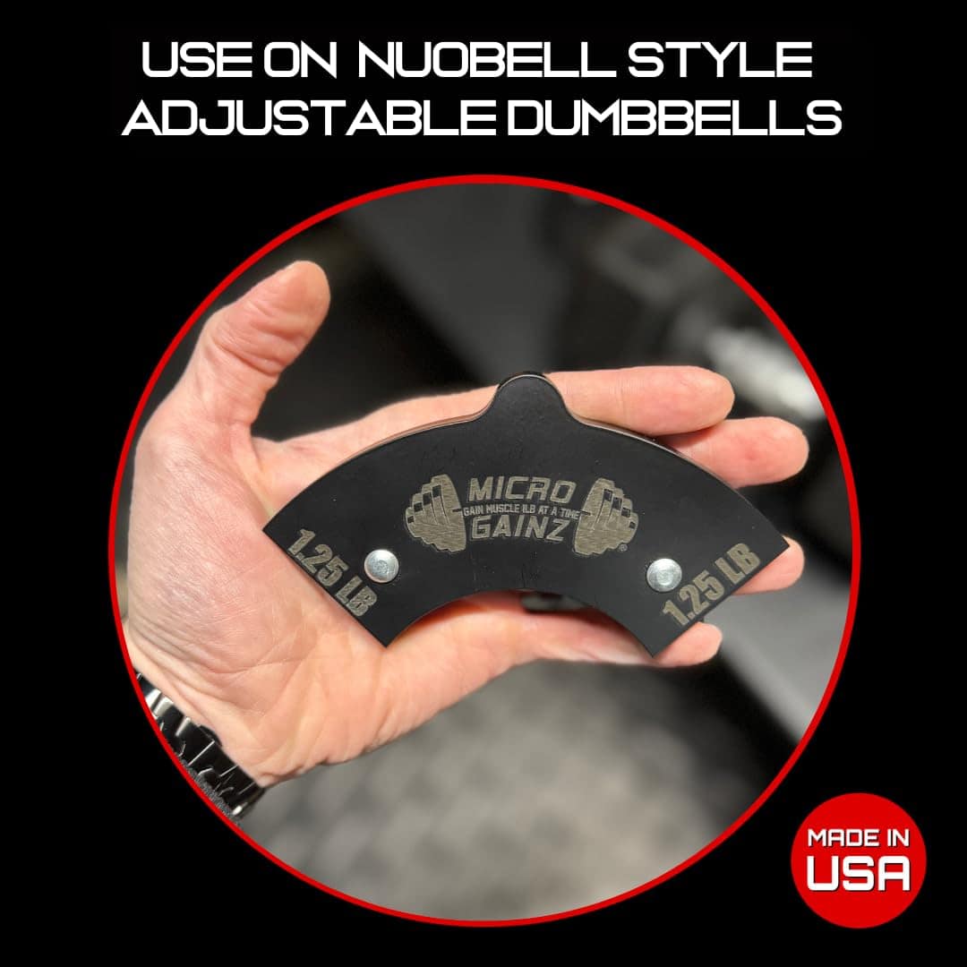 Micro Gainz Juego de Pesas Magnéticas de 1.25LB para - Imagen 5