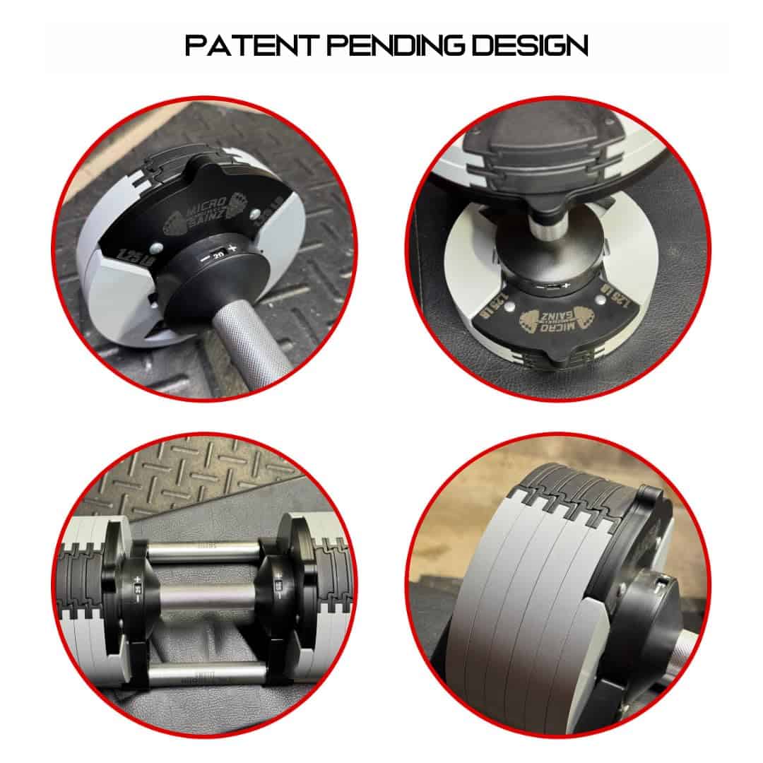 Micro Gainz Juego de Pesas Magnéticas de 1.25LB para - Imagen 8