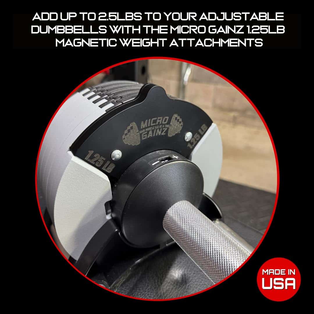 Micro Gainz Juego de Pesas Magnéticas de 1.25LB para - Imagen 3
