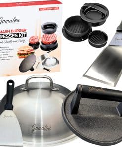 Kit de Prensa para Hamburguesas Gamalou para Plancha: