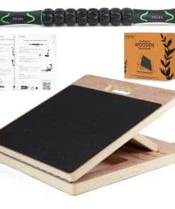 Tablero inclinado de madera portátil para estiramiento de